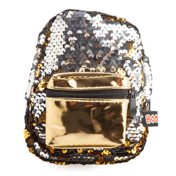 BooBoo Gold Sequins Mini Backpack - 0