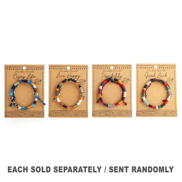 Thread Wrapped Friendship Bracelet
