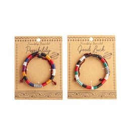 Thread Wrapped Friendship Bracelet - 0