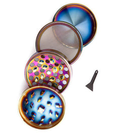 Smokezilla Iridescent Metal Grinder - 0