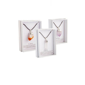 Gemstone Crystal Pendant - 0