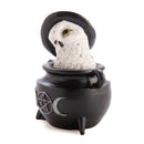 Snowy Owl Cauldron Figurine-3