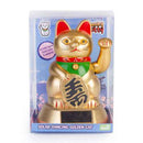 Chat Porte-Bonheur Doré Danseur Solaire