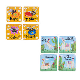 Coasters Set 4pk (10x10cm) - 0