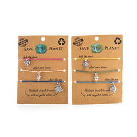 Save the Planet Charm Bracelet Set (1pc Random Style) - 0