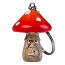 Smiling Magic Mushroom Keychain-5