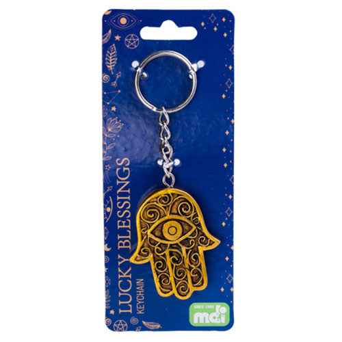 Lucky Blessings Hamsa Keychain