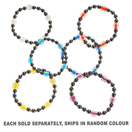 Gemstone Hematite Veni Seed Bracelet (1pc Random Style)