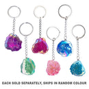 Gemstone Aura Quartz Keychain-4