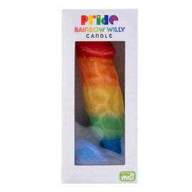 Willy Rainbow Pride Candle