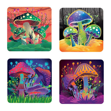 Mushroom Coasters Set - 0