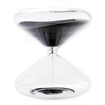 30 Minute Sand Timer Hour Glass w/ White Sand - 0