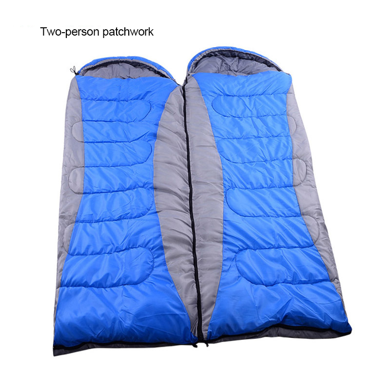 Sac de couchage imaisen orange-gris double face 1300g. 5c -15c