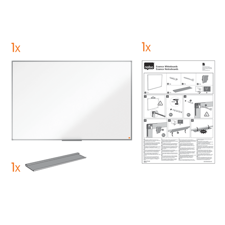 Tableau blanc Nobo Essence Acier 900x600mm (1905210)