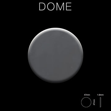 Mosaïque métal massif Carrelage Acier inoxydable miroir gris Grosseur 1,6mm ALLOY Dome-S-S-M 0,73 m2 - 0