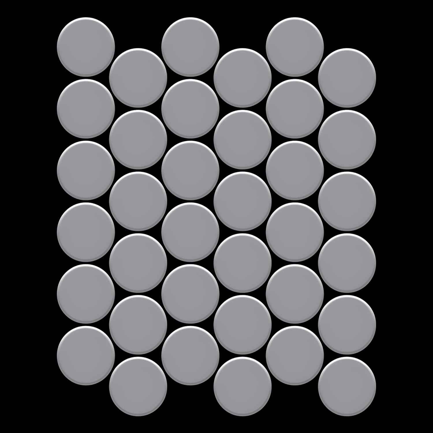 Mosaïque métal massif Carrelage Acier inoxydable miroir gris Grosseur 1,6mm ALLOY Medallion-S-S-M 0,73 m2