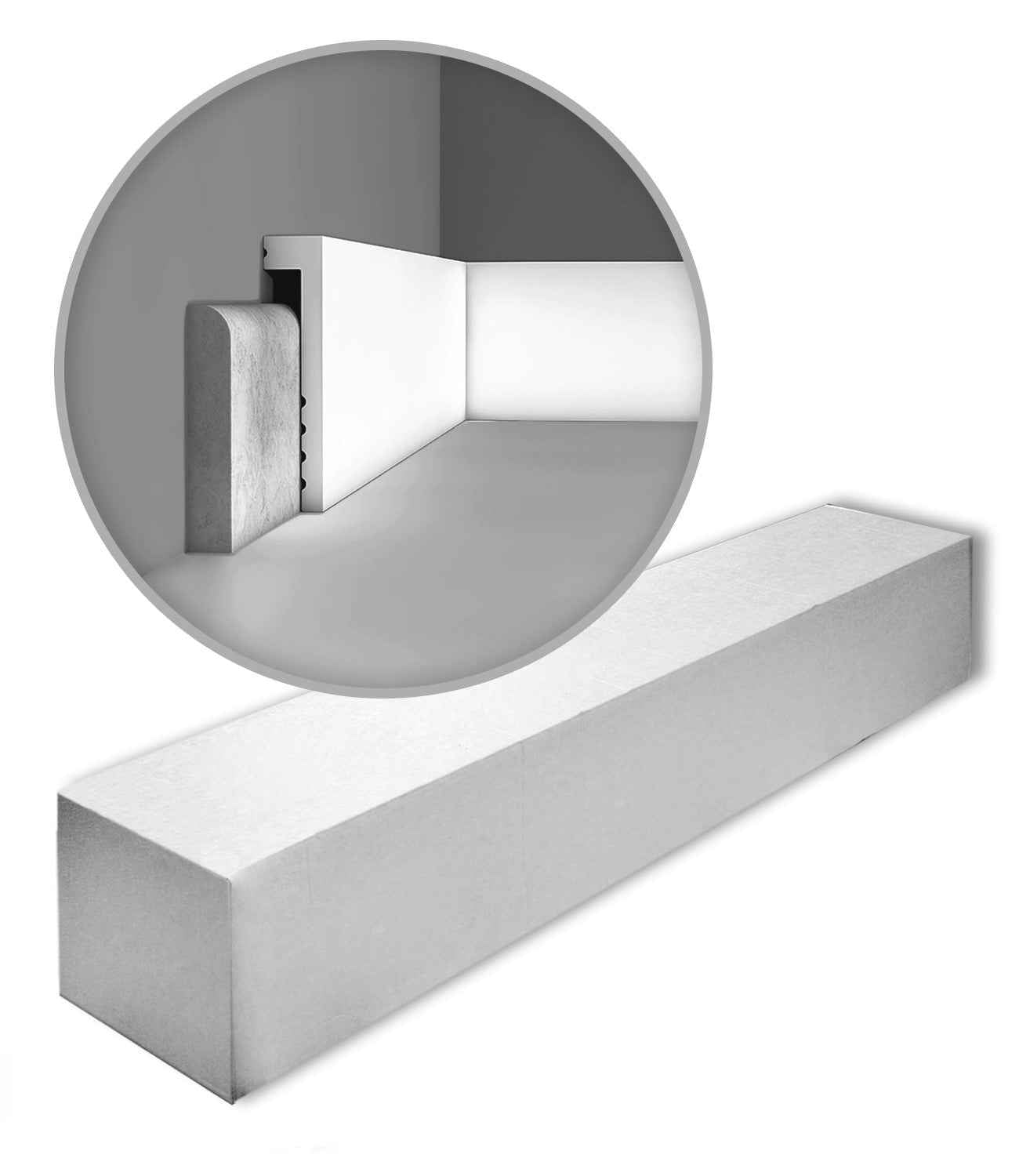 Orac Decor SX171 AXXENT 1 carton complet 4 Plinthes Moulures Cimaises 8 m