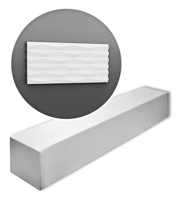 Orac Decor W112-box MODERN RIDGE 1 carton 7 pièces 3d panneau mural | 14 m