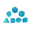 Chessex Polyhedral 7-Die Luminary Sky/Silver Set-1
