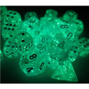 Chessex Polyhedral 7-Die Luminary Sky/Silver Set-3