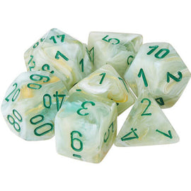 Chessex Polyhedral 7-Die Marble Set - 0