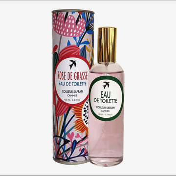 Eau de toilette rose de grasse 100% made in france - 100ml