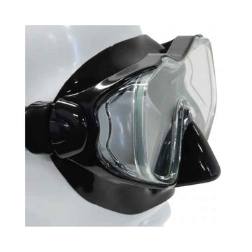 Raven Junior Silicone Mask & Snorkel Set (Black)