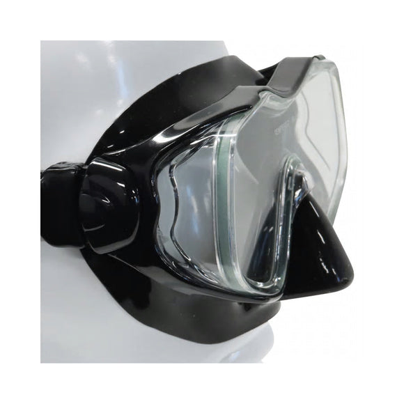 Raven Junior Silicone Mask & Snorkel Set (Black)