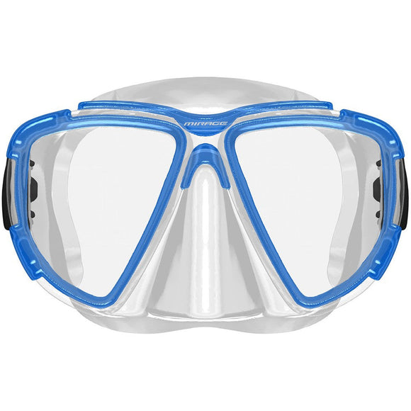 Platinum Adult Silicone Snorkel Mask (Blue)