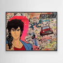 Nicky Larson reproduction officielle sur toile de l'œuvre