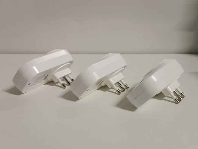 Prise WiFi intelligente Meross, prise intelligente italienne 16 A (type L), moniteur de puissance,
