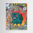 Bulbizarre impression sur toile de l'œuvre originale