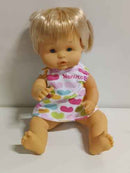 Ecost Customer Return Nenuco and Her Tricycle Baby Doll with Cute Dress, Pink Tricycle with Basket,