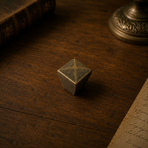 Bouton de meuble ANTIK, Finition zamak bronze