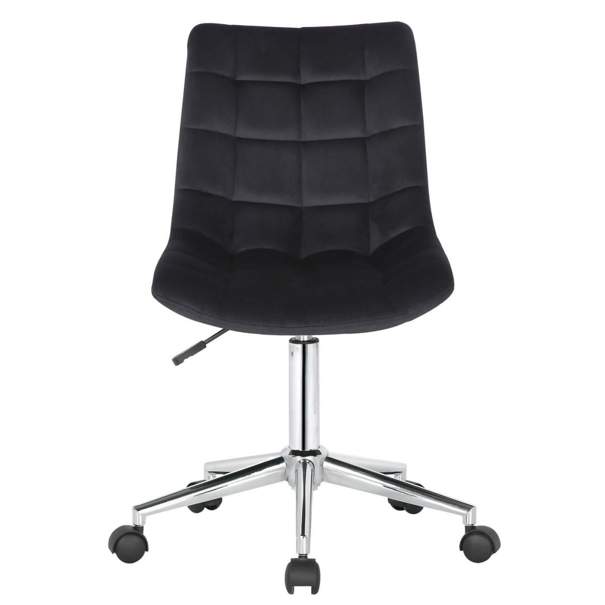 Chaise de bureau Medford - velours Noir