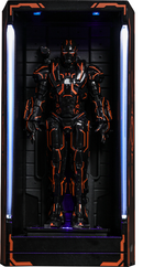 Figurine Hot Toys MMSC013 - Marvel Comics - Iron Man 2 - Neon Tech War Machine Hall Of Armor Miniature Collectible