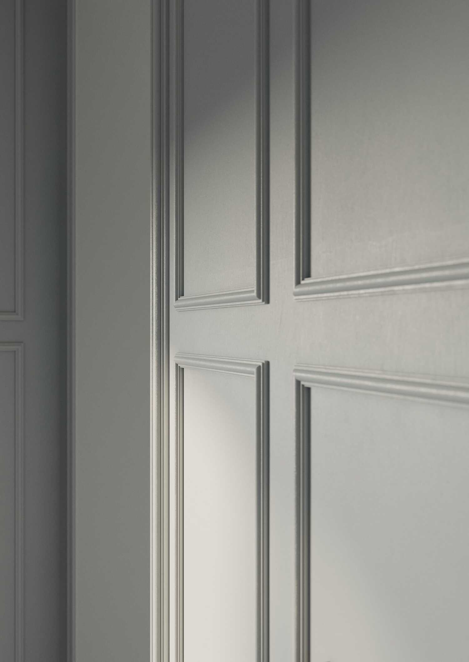 Cimaise NMC WL7 WALLSTYL Noel Marquet Profil de décoration design moderne blanc 2 m