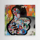 Main de Mickey - impression sur toile de l'œuvre originale