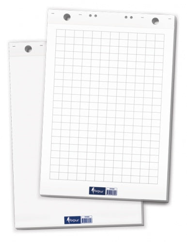 Flipchart paper blocks 60x85cm, Squared 50 sheets