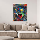 Goldorak reproduction officielle sur toile de l'œuvre de Vincent STREIFF