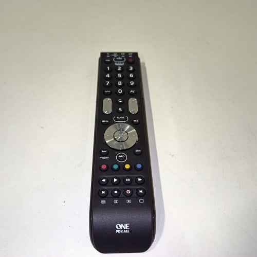 Ecost customer return Essence 4 universal remote control from One For All, control of 4 devices, TV
