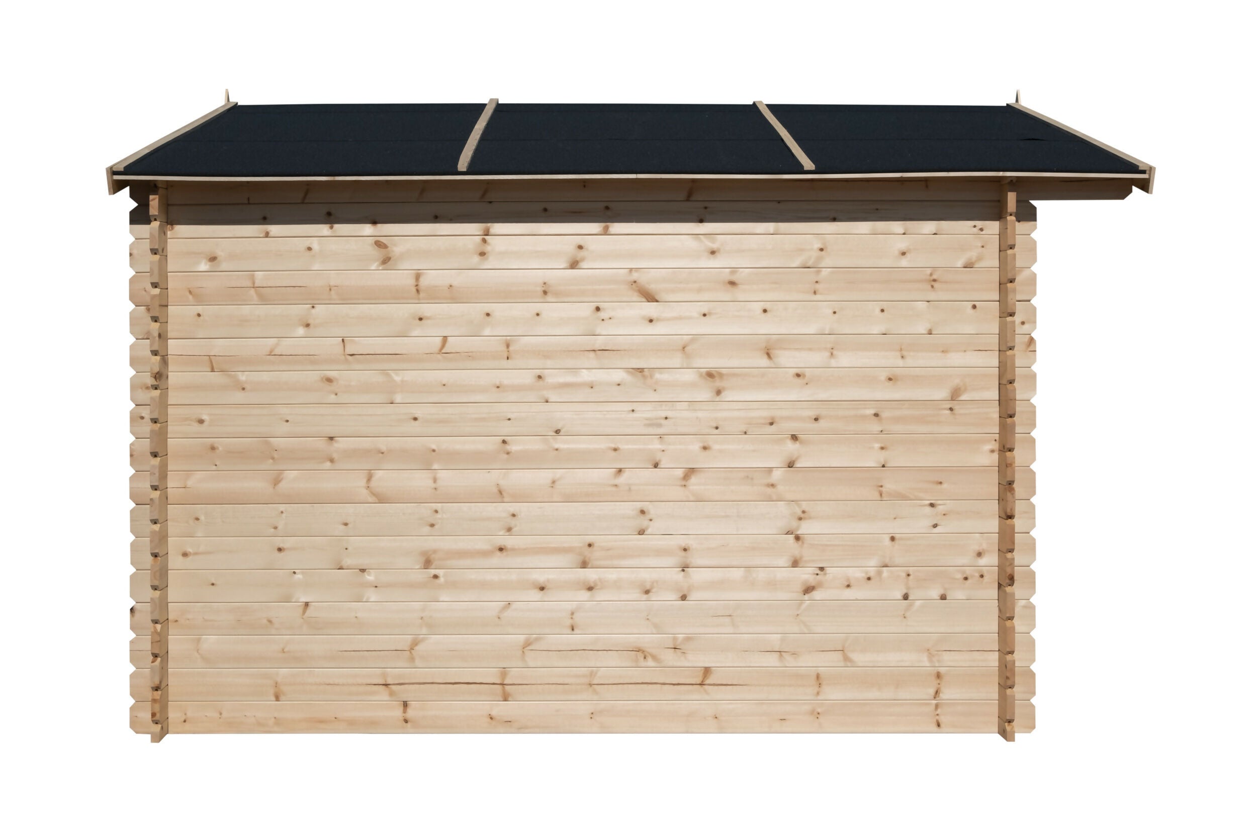 Abri de jardin en bois 28mm 7.5m² 298x298x235cm int018/ineksa