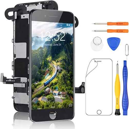 Ecost Customer Return, Yodoit For Iphone 8 Screen Replacement Black A1863, A1905, A1906, Lcd Display