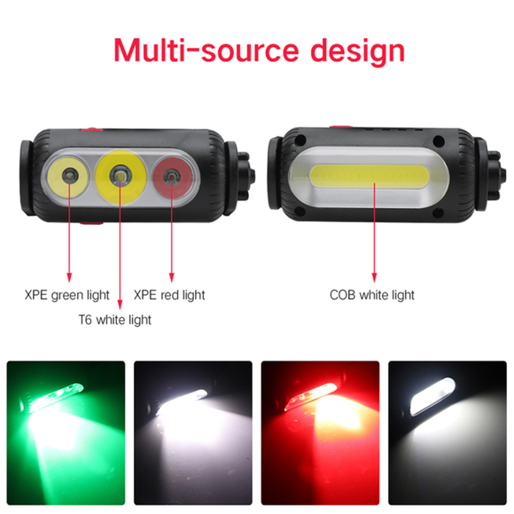 Phare à LED OEM YHX-1302, double tête rotative à 360°