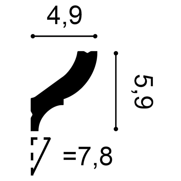 Orac Decor CB502N BASIXX 1 carton complet 27 Corniches Moulures Cimaises 54 m