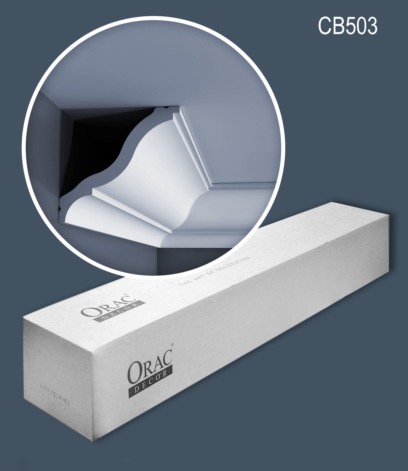 1 carton complet 4 corniches moulures cimaises 8 m orac decor cb503n basixx - 0