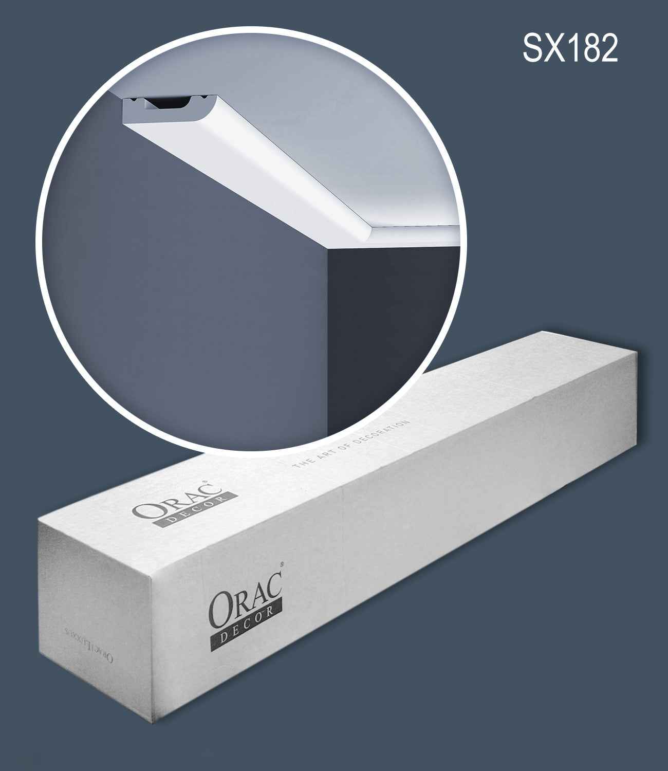 Orac Decor SX182-box AXXENT CASCADE 1 carton 4 pièces Plinthes 8 m