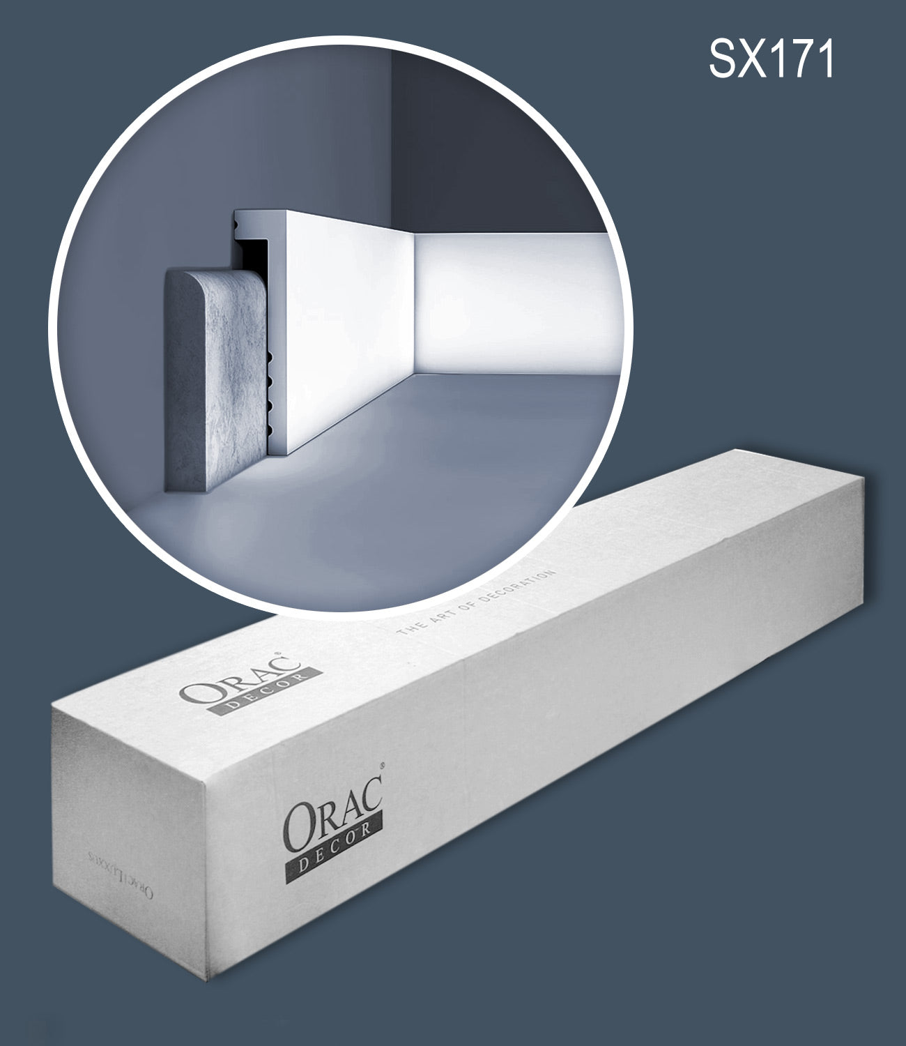 Orac decor sx171 axxent 1 carton complet 2 plinthes moulures cimaises 4 m - 0