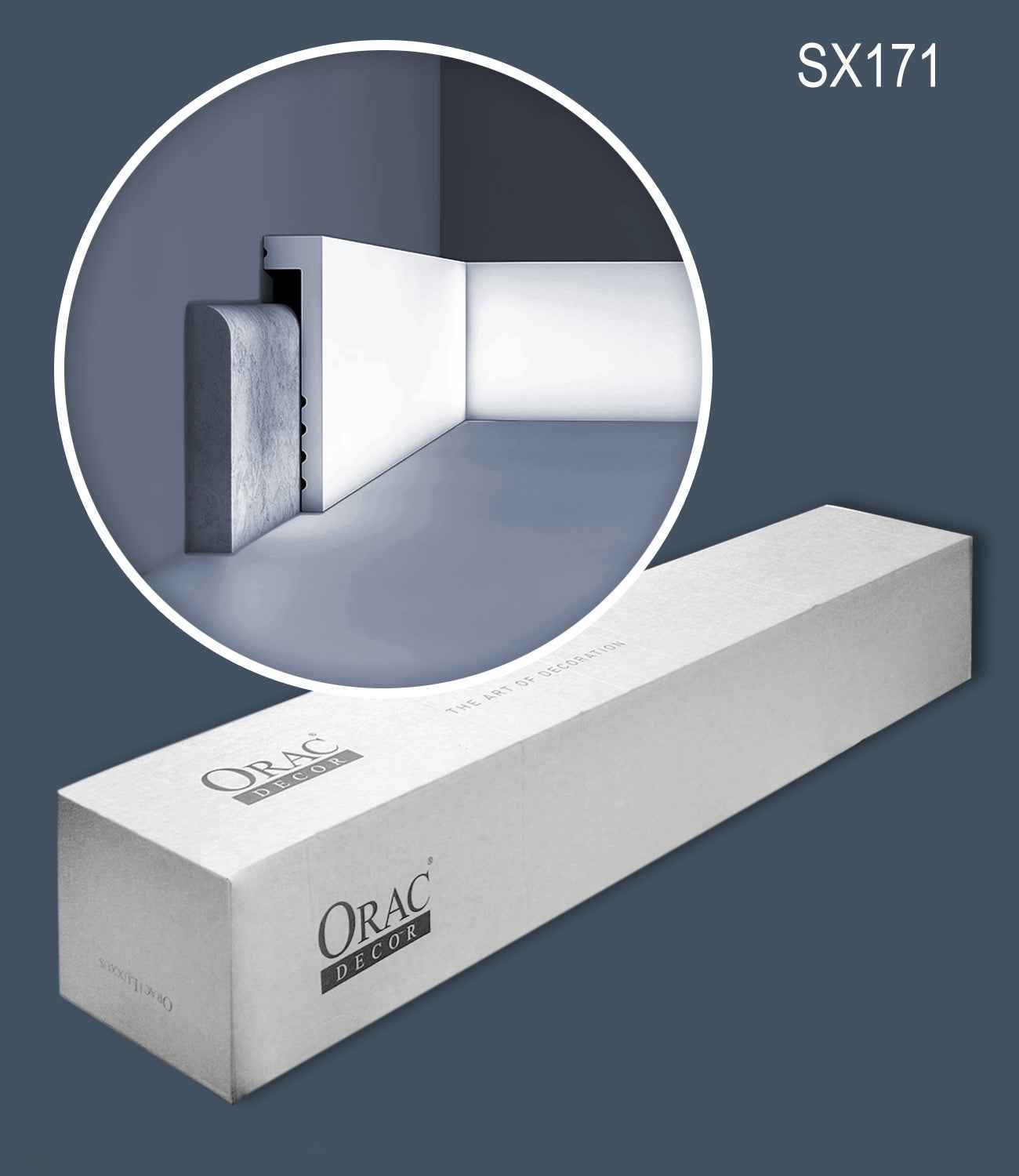 Orac Decor SX171 AXXENT 1 carton complet 4 Plinthes Moulures Cimaises 8 m