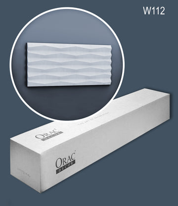 Orac Decor W112-box MODERN RIDGE 1 carton 7 pièces 3d panneau mural | 14 m - 0